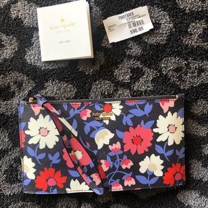 Kate Spade Floral Wristlet BRAND NEW